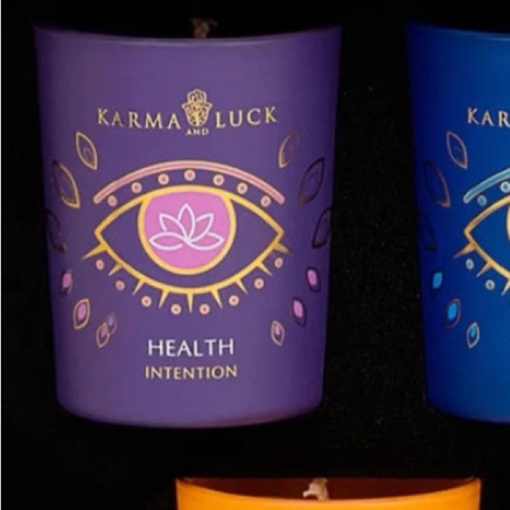 Purple Health Intention Candle